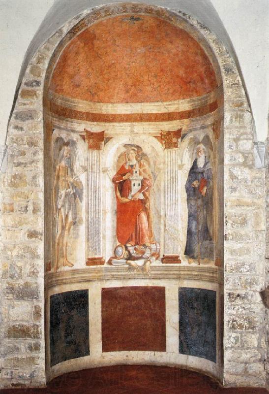 GHIRLANDAIO, Domenico Apse fresco dh Norge oil painting art